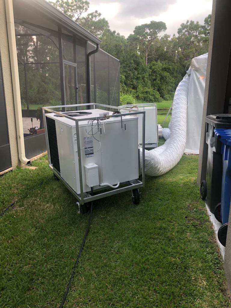 Restroom trailer rental in Tampa