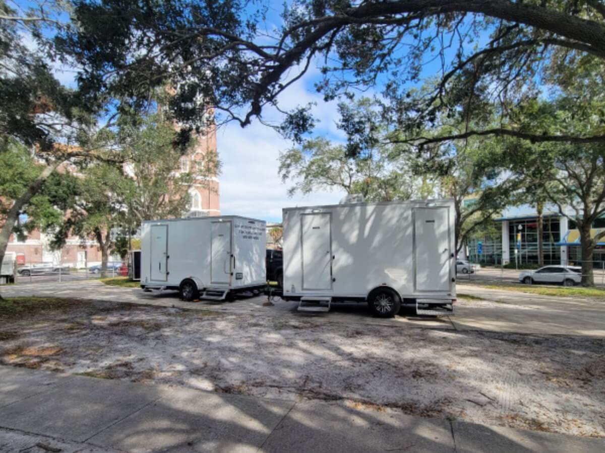 portable restrooms rentals near me